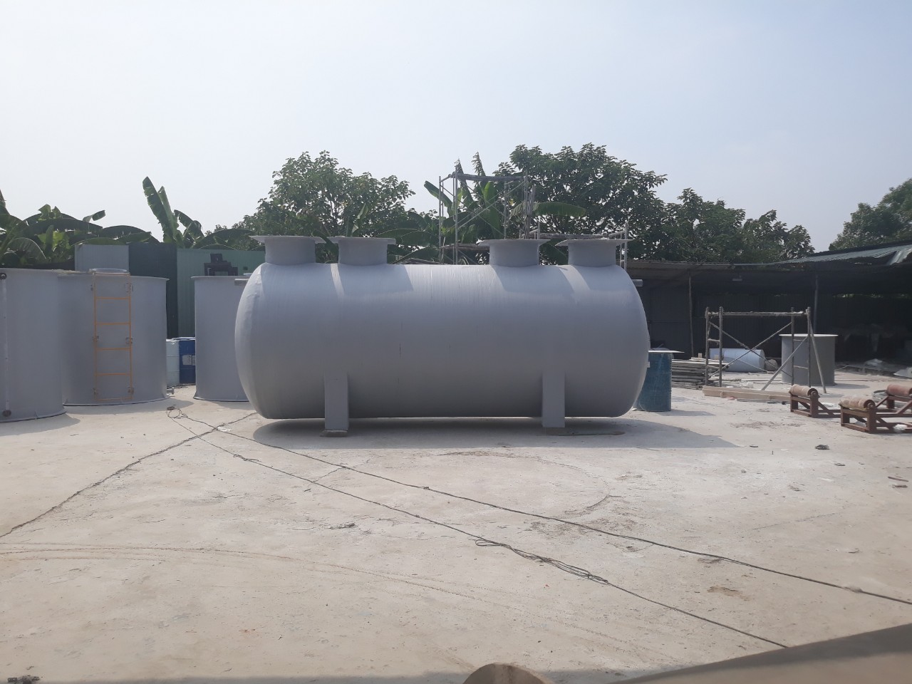 Hệ xử lý nước thải sinh hoạt bằng bồn composite